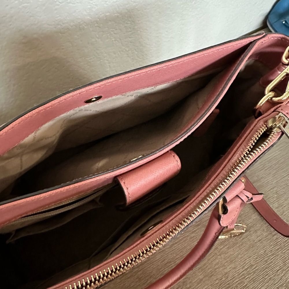 Michael Kors Dusty Pink Shoulder Bag Purse - Picture 10 of 10